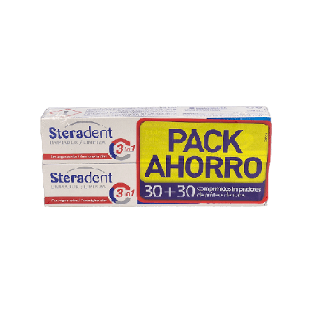 STERADENT TRIPLE ACTION PLUS 30