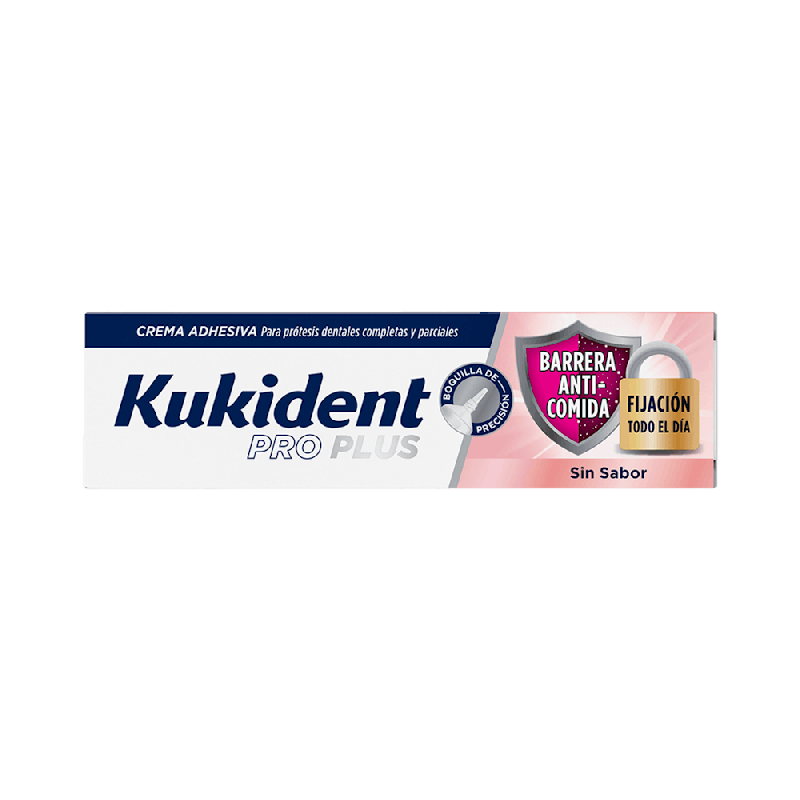 Kukident Pro Plus Barrera Anticomida sin Sabor 40 g | Farmaenvia