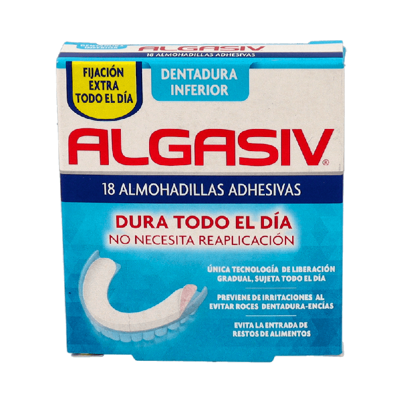 Algasiv Almohadillas Adhesivas Inferior P501 18 uds | Farmaenvia