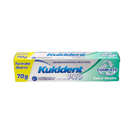 Kukident Pro Sabor Neutro 70g - Adhesivo Dental | Farmaenvia