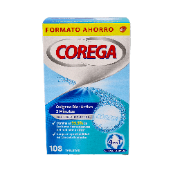 Corega Oxígeno Bio-Activo 108 Pastillas | Farmaenvia