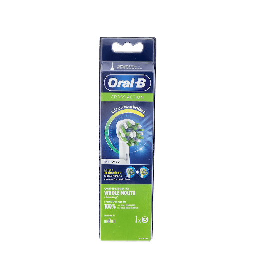 ORAL B RECAMBIO CROSSACTION EB50 3 UDS