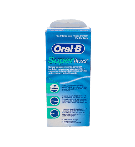 Oral-B Super Floss Seda Dental 50 Uds - Ortodoncia | Farmaenvia