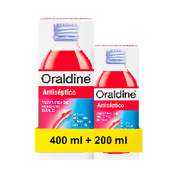 ORALDINE Antiséptico Colutorio Pack 400ml+200ml | Farmaenvia