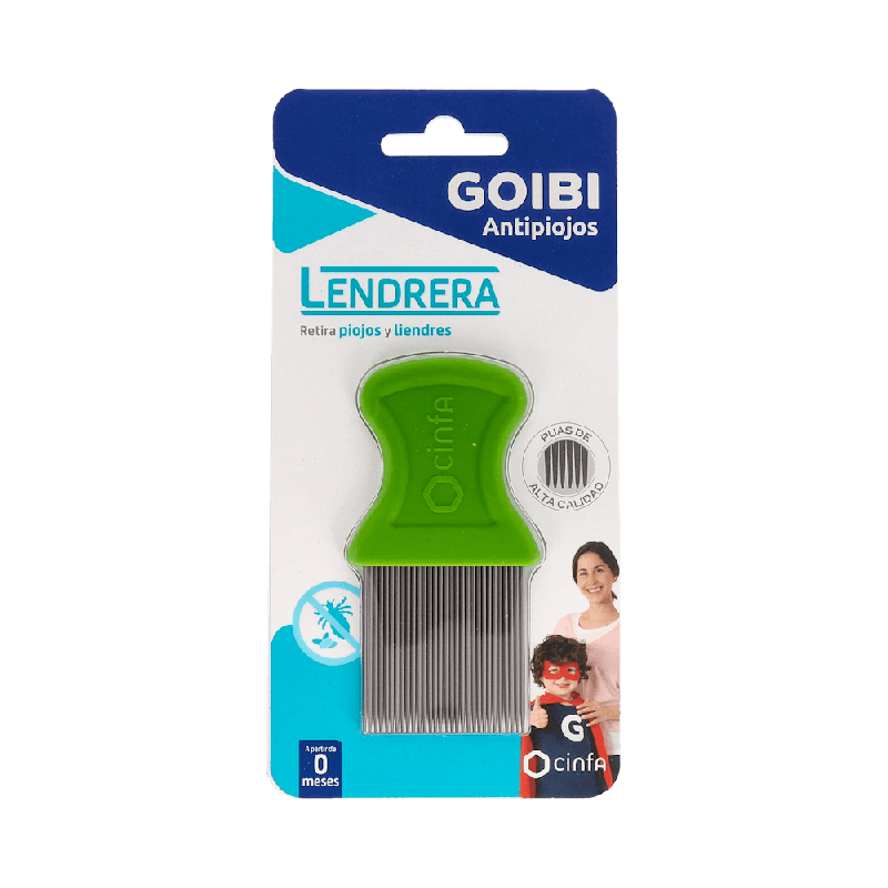 GOIBI Liendrera Metálica | Peine Piojos | Farmaenvia