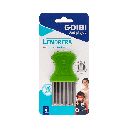 GOIBI Liendrera Metálica | Peine Piojos | Farmaenvia