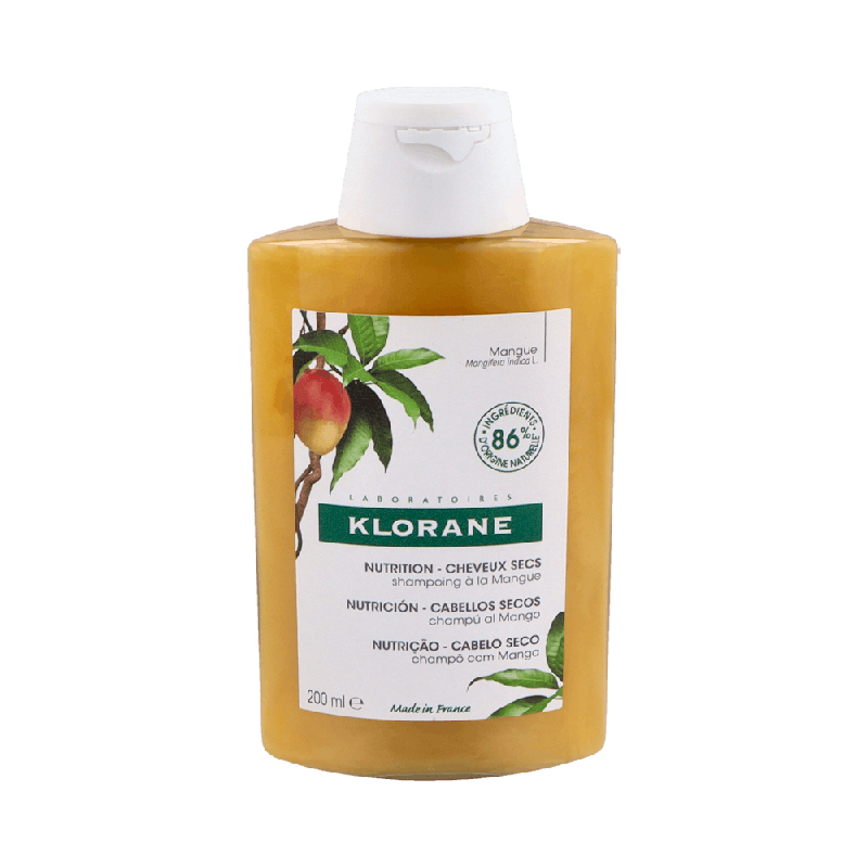 Klorane Champú Al Mango 200ml - Cabello Seco | Farmaenvia
