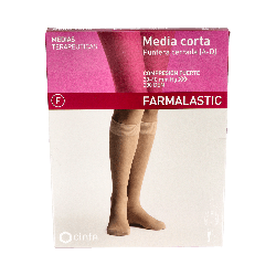 Farmalastic Media Corta Compresión Fuerte | Farmaenvia