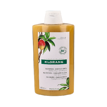 Klorane Champú al Mango 400ml - Nutrición Cabello Seco | Farmaenvia