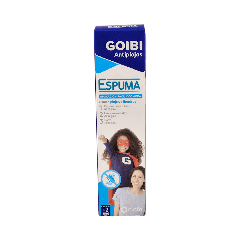 Goibi Antipiojos Espuma 150ml - Sin insecticidas | Farmaenvia