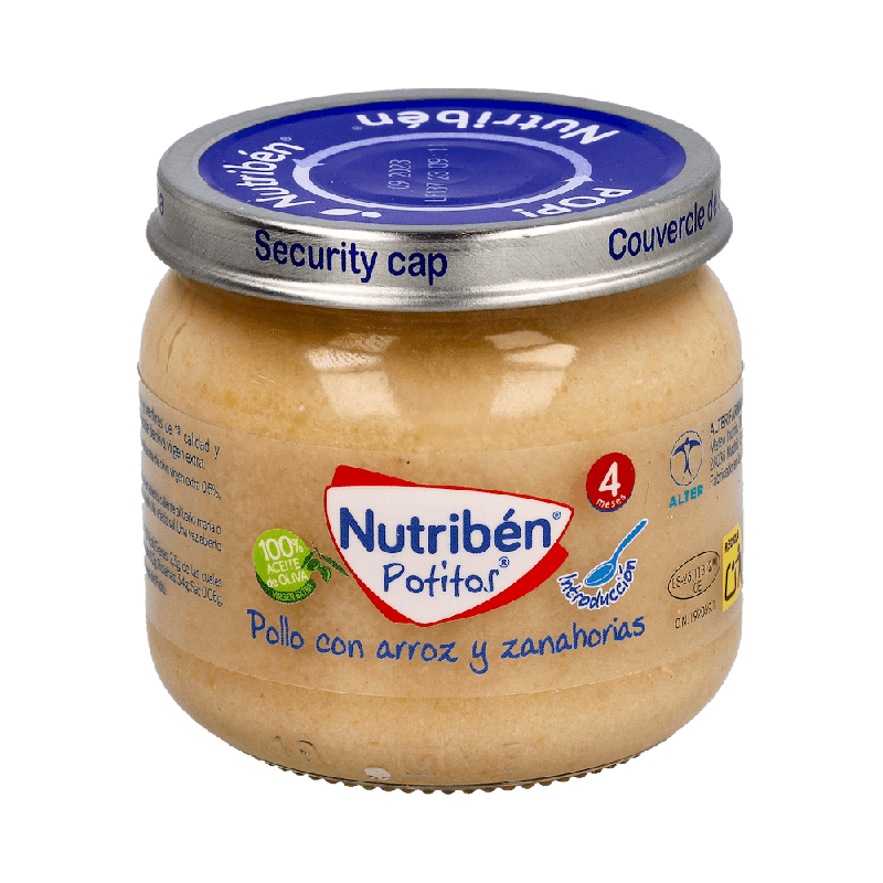 Nutribén Inicio Carne y Pollo Arroz Zanahoria 120g | Farmaenvia