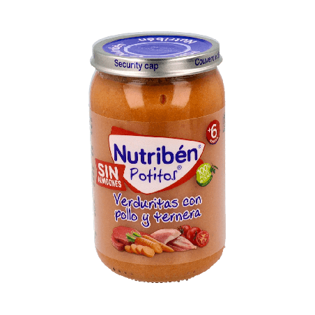 Nutriben Potito Pollo Ternera Verduras 235g | Farmaenvia