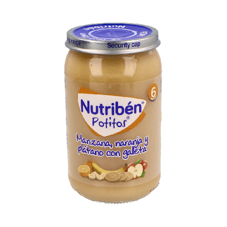 NUTRIBEN 8 Cereales Con Galleta Manzana Naranja Plátano 235g | Farmaenvia