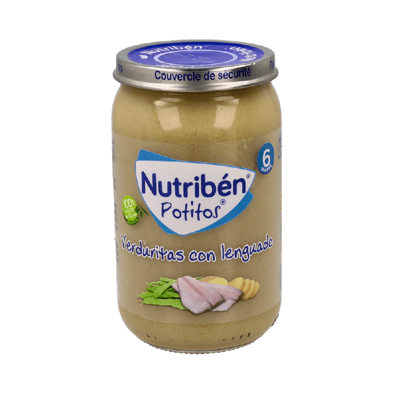 NUTRIBEN Verduras Con Lenguado 235g Bebé | Farmaenvia