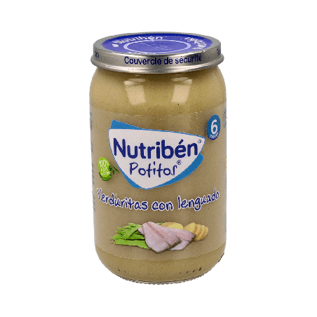 NUTRIBEN Verduras Con Lenguado 235g Bebé | Farmaenvia