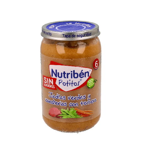 Nutriben Ternera Judías Zanahorias 235g | Farmaenvia