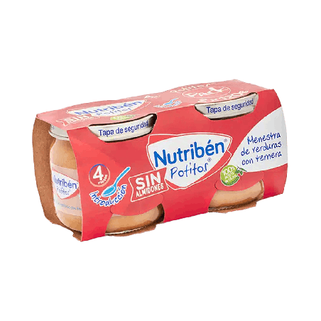 NUTRIBEN Potitos Menestra Verduras Ternera | Farmaenvia