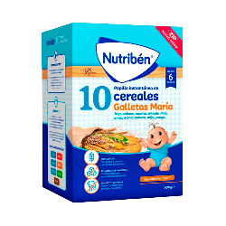 NUTRIBEN 10 Cereales Galletas María 600g | Farmaenvia