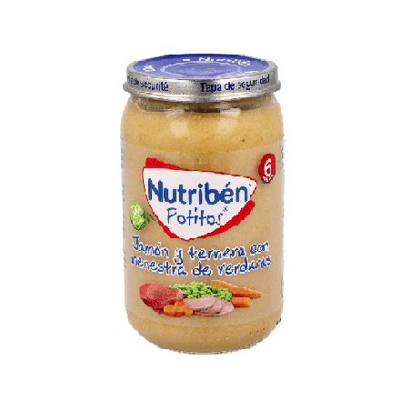 Nutriben Potito Jamón Ternera Verduras 235g | Farmaenvia