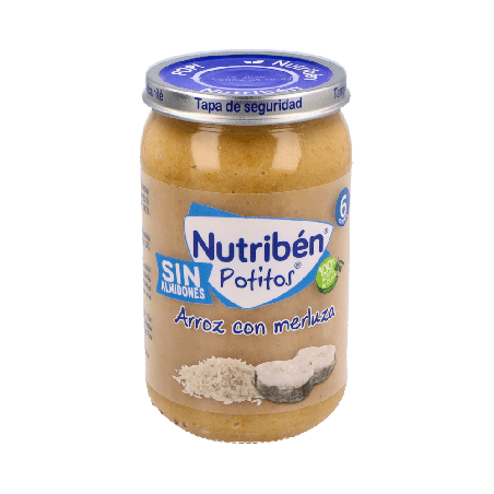Nutribén Suprema Merluza Arroz Potito 235g | Farmaenvia