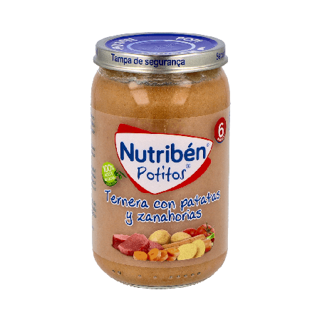 NUTRIBEN Ternera Patatas Zanahoria 235 G | Farmaenvia
