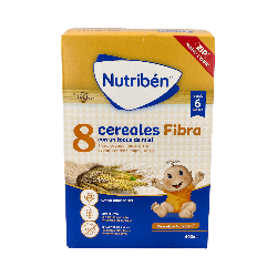 NUTRIBEN 8 Cereales y Miel Fibra 600g | Farmaenvia