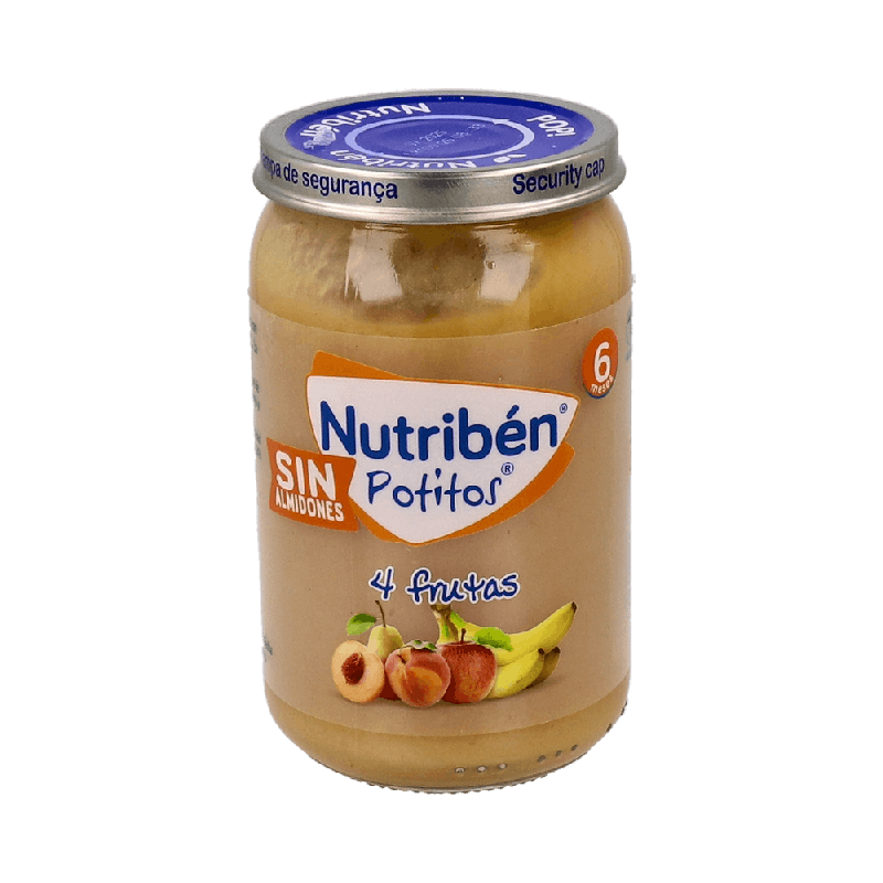 Nutribén Potitos 4 Frutas 235g | Farmaenvia