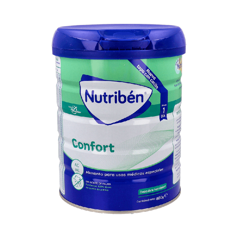 Nutriben Confort 1 Leche 800g - Fórmula Digestiva | Farmaenvia