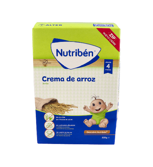 NUTRIBEN Crema De Arroz Sin Gluten - Papilla | Farmaenvia