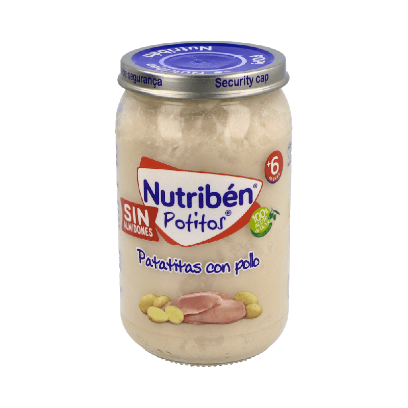 NUTRIBEN Pollo Con Patatitas 235g - Tarrito Bebé | Farmaenvia