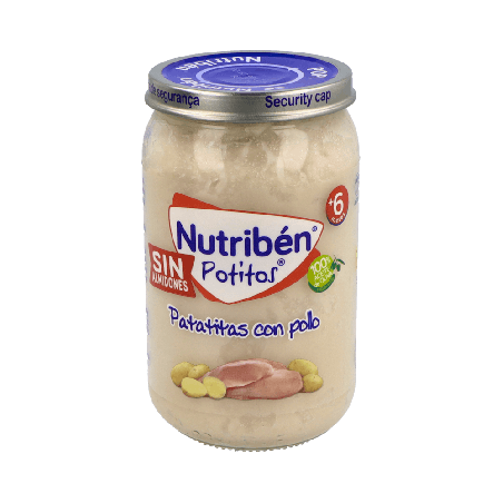 NUTRIBEN Pollo Con Patatitas 235g - Tarrito Bebé | Farmaenvia