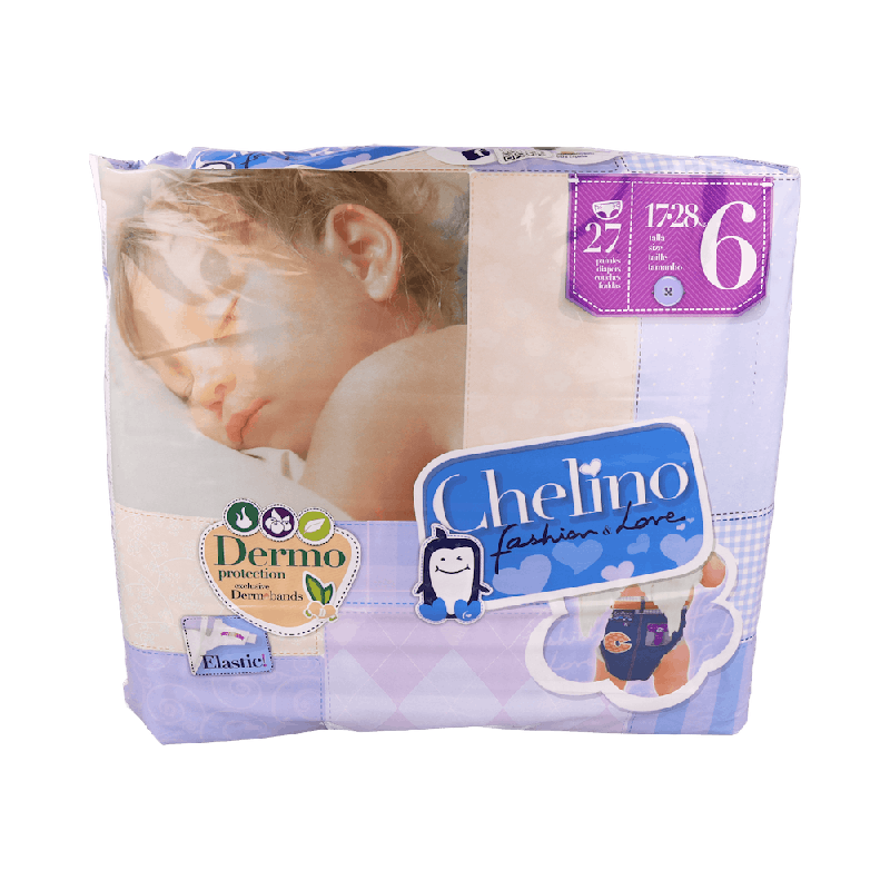 Chelino Pañal Talla 6 Junior 17-28 kg 27 uds | Farmaenvia