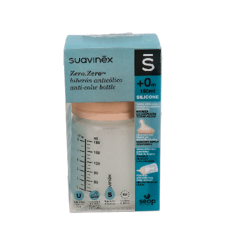 SUAVINEX Zero.Zero Biberón Anticólico Flujo Lento (S) | Farmaenvia