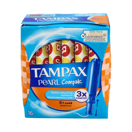 Tampax Compak Pearl Super Plus 18 uds | Farmaenvia