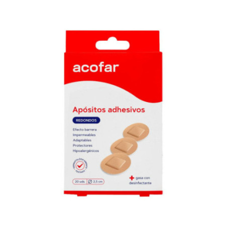 Acofar Apósitos Redondos 20 U | Farmaenvia