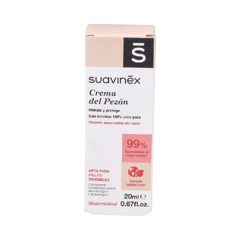 Suavinex Crema Cuidado Pezón 20 ml Lactancia | Farmaenvia
