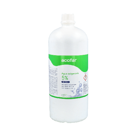 Agua Oxigenada Acofar 5% 1L - Desinfectante | Farmaenvia