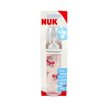 NUK First Choice Biberón PP Silicona 300 ml T2 L | Farmaenvia