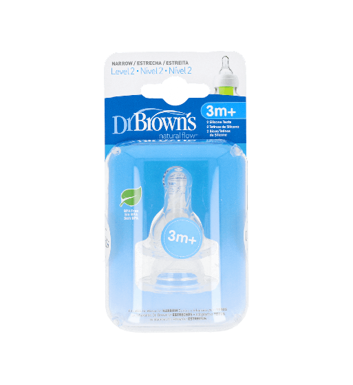 Dr. Brown's Tetina Estándar Nivel 3 +3 Meses | Farmaenvia