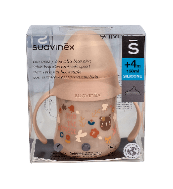 Suavinex Biberón Entrena Silicona 150ml Asas | Farmaenvia