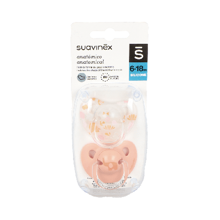 Suavinex Chupete Silicona Anatómico Clásico 6-18m | Farmaenvia