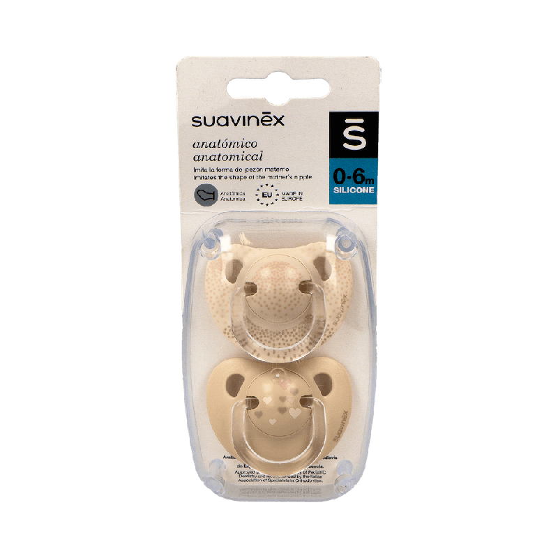 Suavinex Chupete Silicona Anatómico Clásico 0-6m | Farmaenvia