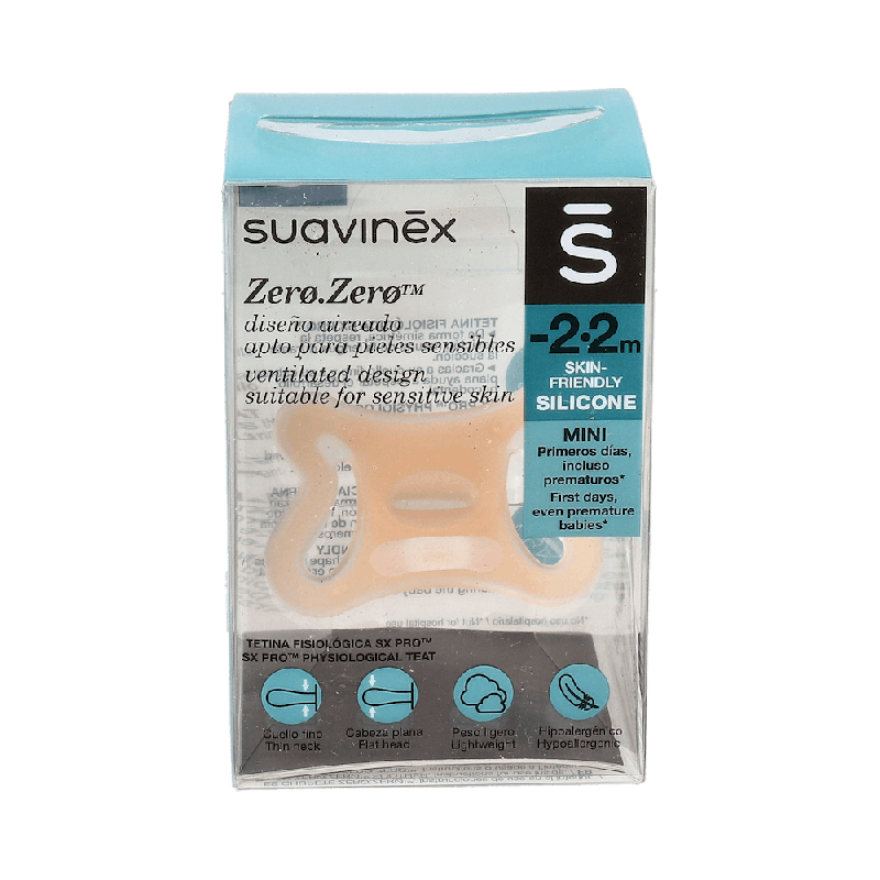 Suavinex Chupete Silicona SX Pro Zero-Zero -2 meses | Farmaenvia