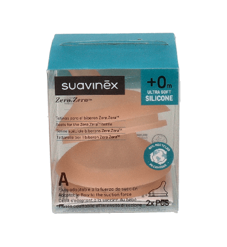 Suavinex Tetina Silicona Lactancia Mixta +0m 2 Uds | Farmaenvia