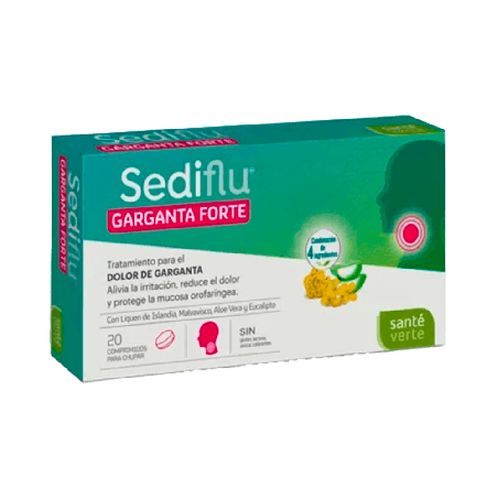 SV Sediflu Garganta Forte 20 Comprimidos | Farmaenvia