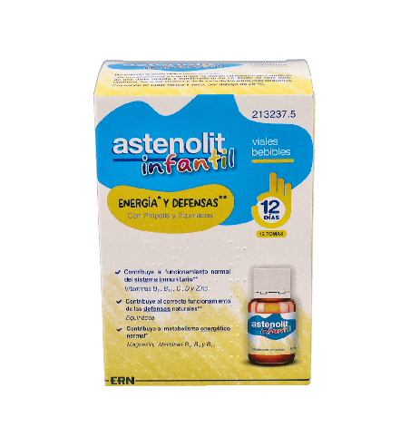 Astenolit Infantil 12 Viales 10 ml - Cansancio Niños | Farmaenvia