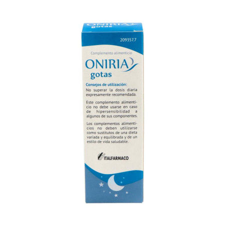 ONIRIA Gotas 25ml - Melatonina y Plantas para Dormir | Farmaenvia