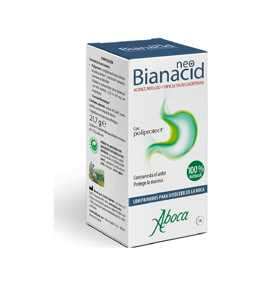 Aboca NeoBianacid Acidez y Reflujo 15 Comprimidos | Farmaenvia