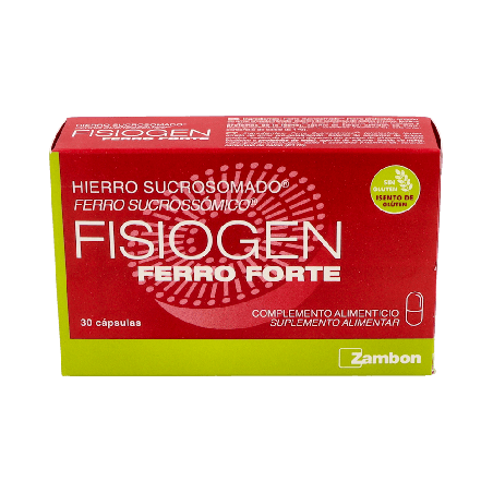 FISIOGEN FERRO FORTE 30 Cápsulas - Hierro Liposomado | Farmaenvia