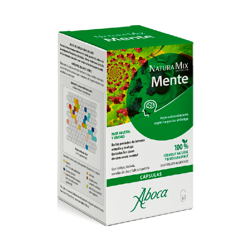 Aboca Natura Mix Advanced Mente 50 Cápsulas | Farmaenvia